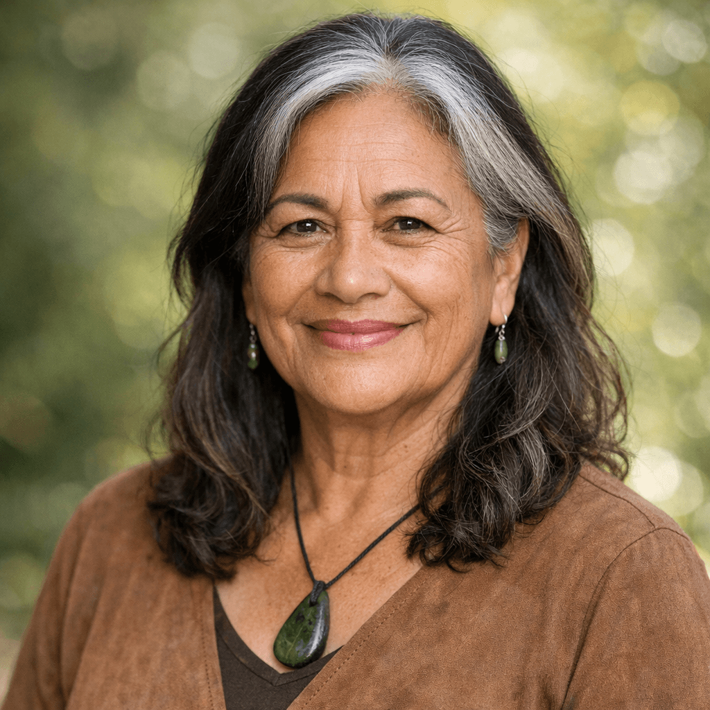 Reviewer portrait 8 - older Māori woman