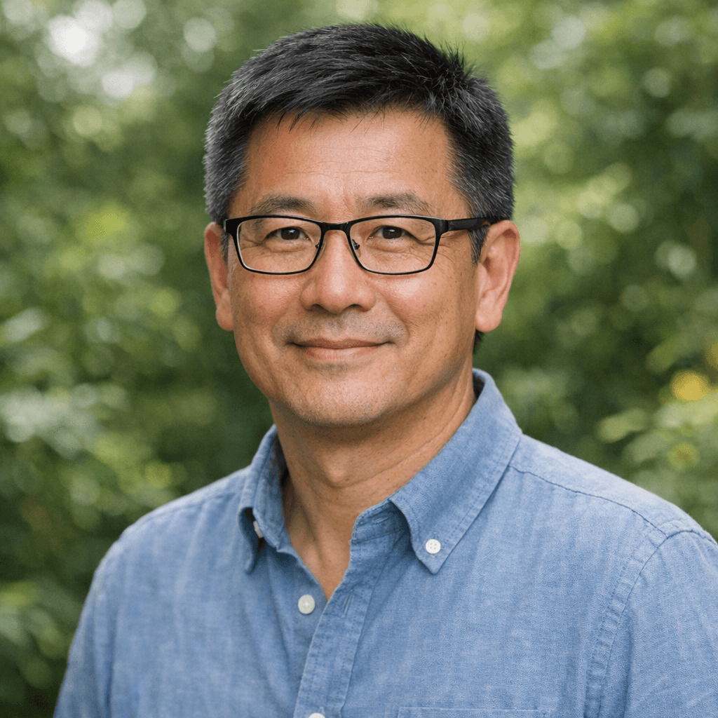 Reviewer portrait 7 - Chinese NZ man