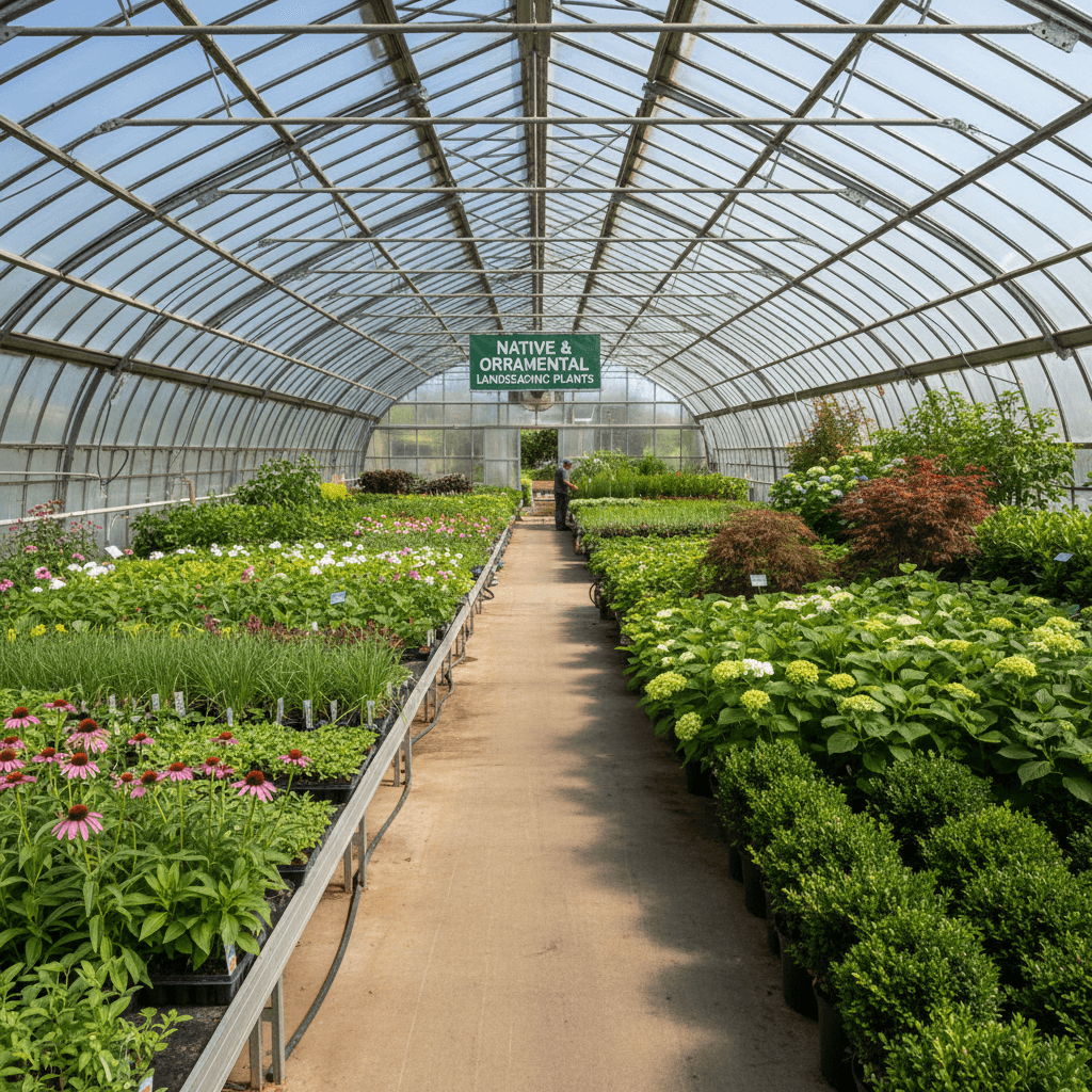Wide plant selection