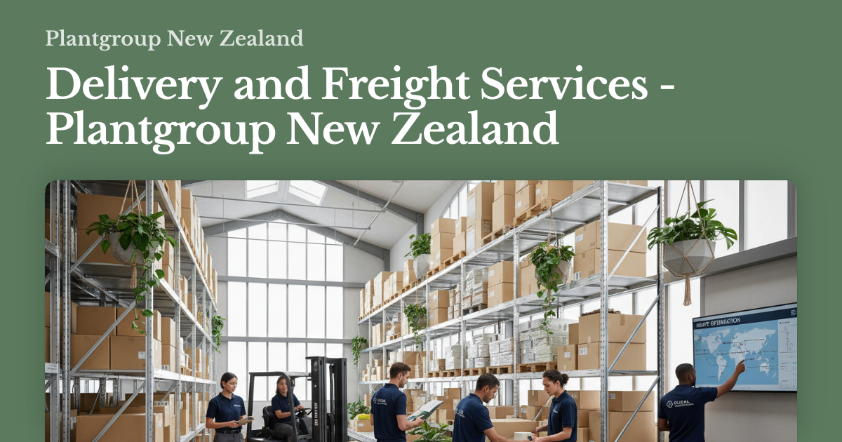 Delivery and Freight Services - Plantgroup New Zealand